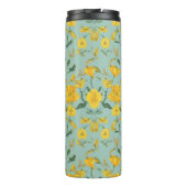 Blumenmuster-Thermotassen Thermosbecher (Rückseite)
