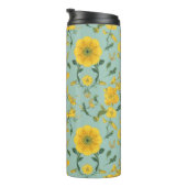 Blumenmuster-Thermotassen Thermosbecher (Nach rechts gedreht)