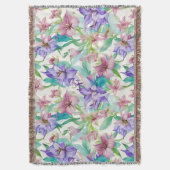 Blumenmuster Tiare-Blume Decke (Vorderseite Vertikal)