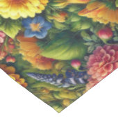 Blumenmuster Tischdecke (Schrägansicht)