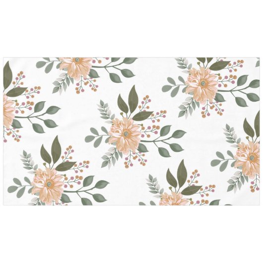 Blumenmuster Tischdecke (Vorderseite (Horizontal))