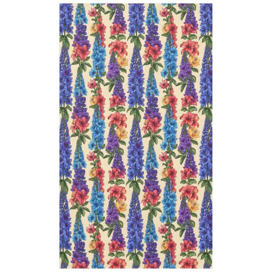 Blumenmuster Tischdecke (Vorderseite)