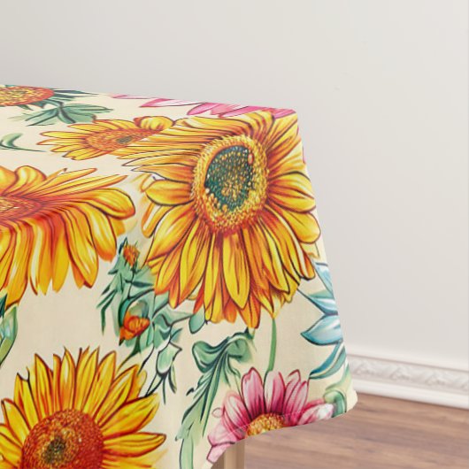 Blumenmuster Tischdecke (Beispiel)