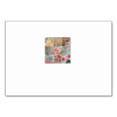 Blumenmuster Tischnummer (Rückseite)