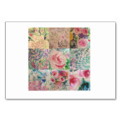 Blumenmuster Tischnummer (Vorderseite)