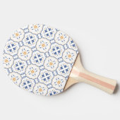 Blumenmuster Tischtennis Schläger (Seitenansicht)