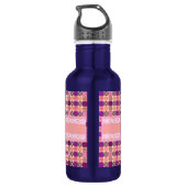 Blumenmuster Trinkflasche (Rückseite)