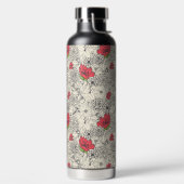 Blumenmuster Trinkflasche (links)