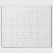 Blumenmuster und Blattmuster Geschenkpapier (Flach)