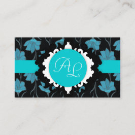 Blumenmuster universeller Beruf Visitenkarte