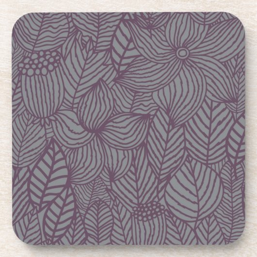 Blumenmuster Untersetzer (Vorderseite)