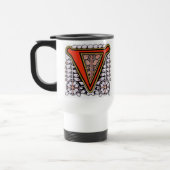 Blumenmuster "V" - Tasse (Links)