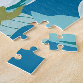 Blumenmuster, vielseitiges Design der Blume. Puzzle (Seite)
