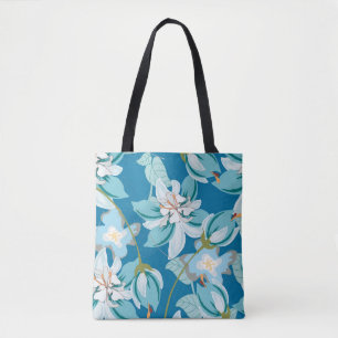Blumenmuster, vielseitiges Design der Blume. Tasche