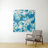Blumenmuster, vielseitiges Design der Blume. Wandteppich (Beispiel (Horizontal))