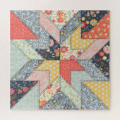 Blumenmuster: Vintage Ornamente Puzzle (Horizontal)