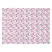 Blumenmuster. Vintage Rose Tischdecke (Vorderseite (Horizontal))