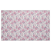 Blumenmuster. Vintage Rosen Stoff (Fat Quarter (45,7 x 55,9 cm))