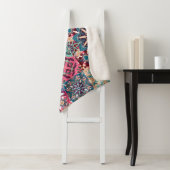 Blumenmuster: Vintages kariertes Muster. Sherpadecke (Beispiel)