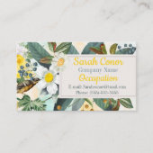 Blumenmuster Visitenkarte (Vorderseite)