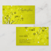 Blumenmuster-Visitenkarte Visitenkarte (Vorne/Hinten)