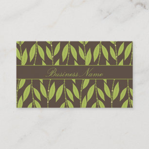 Blumenmuster-Visitenkarte Visitenkarte