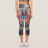 Blumenmuster von Ratti_Creative_Arts Capri Leggings (Rückseite)