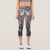 Blumenmuster von Ratti_Creative_Arts Capri Leggings (Vorderseite)
