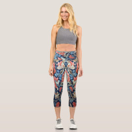 Blumenmuster von Ratti_Creative_Arts Capri Leggings