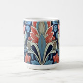 Blumenmuster von Ratti_Creative_Arts Kaffeetasse (Mittel)
