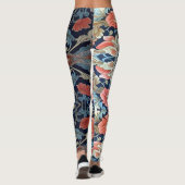 Blumenmuster von Ratti_Creative_Arts Leggings (Rückseite)