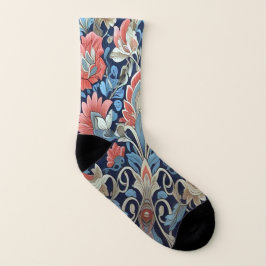 Blumenmuster von Ratti_Creative_Arts Socken