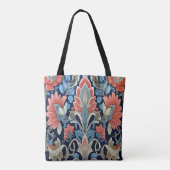 Blumenmuster von Ratti_Creative_Arts Tasche (Rückseite)
