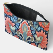 Blumenmuster von Ratti_Creative_Arts Zubehörtasche (Offen)