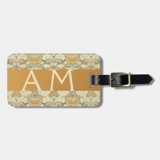 Blumenmuster von William Morris - Gepäckanhänger (Vorderseite horizontal)