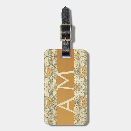 Blumenmuster von William Morris - Gepäckanhänger (Vorderseite vertikal)