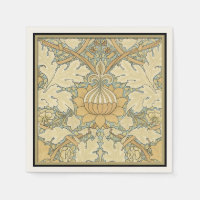 Blumenmuster von William Morris - Paper Napkins