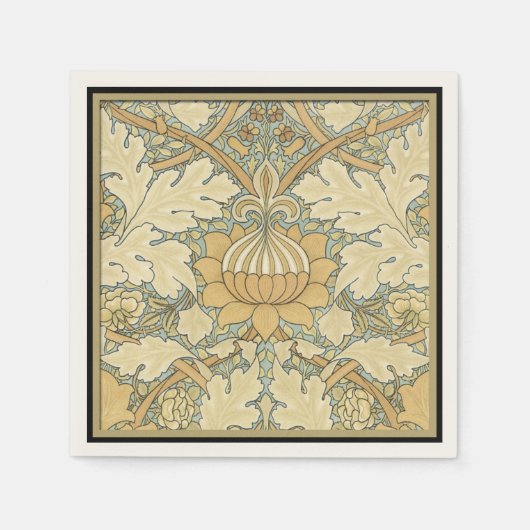 Blumenmuster von William Morris - Paper Napkins Serviette (Vorderseite)