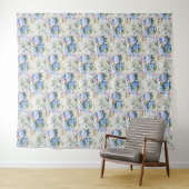 Blumenmuster Wandteppich (Beispiel (Horizontal))