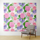 Blumenmuster Wandteppich (Beispiel (Horizontal))