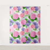 Blumenmuster Wandteppich (Vorderseite)