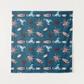 Blumenmuster Wandteppich (Vorderseite (Horizontal))