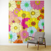 Blumenmuster Wandteppich (Beispiel)