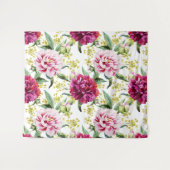 Blumenmuster Wandteppich (Vorderseite (Horizontal))