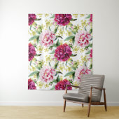 Blumenmuster Wandteppich (Beispiel)