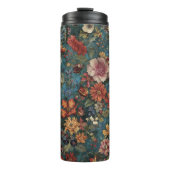 Blumenmuster-Wärmebecher Thermosbecher (Vorderseite)