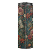Blumenmuster-Wärmebecher Thermosbecher (Rückseite)