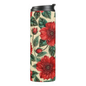 Blumenmuster-Wärmebecher Thermosbecher (Nach links gedreht)