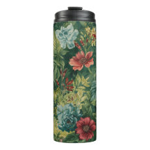 Blumenmuster-Wärmebecher