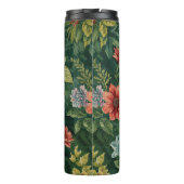 Blumenmuster-Wärmebecher Thermosbecher (Rückseite)
